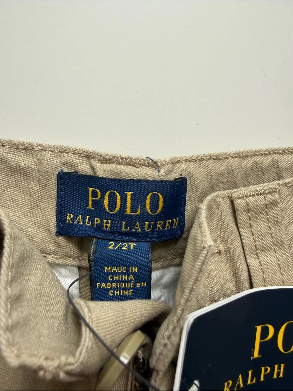 Ralph Lauren 2T Khaki Cargo Shorts - Polo